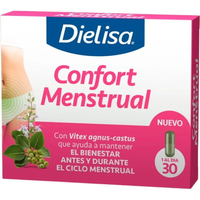 Confort Menstrual 30 Cápsulas | Dielisa