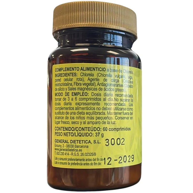 Chlorella 60 Comprimidos | Integralia