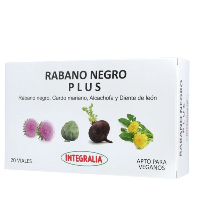 Rabano Negro Plus 20 Viales | Integralia