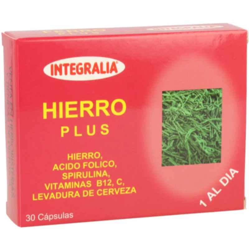 Hierro Plus 30 Capsulas | Integralia