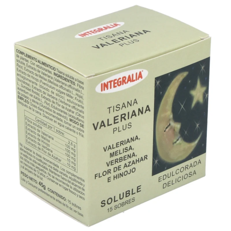 Tisana Valeriana Plus Soluble 15 Sobres | Integralia