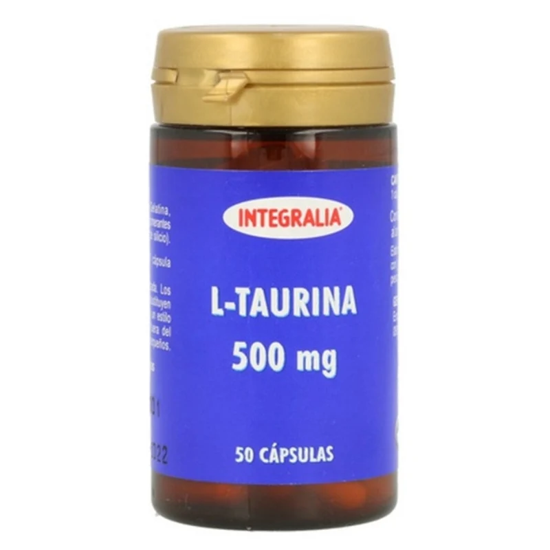 L Taurina 500 mg 50 Capsulas | Integralia