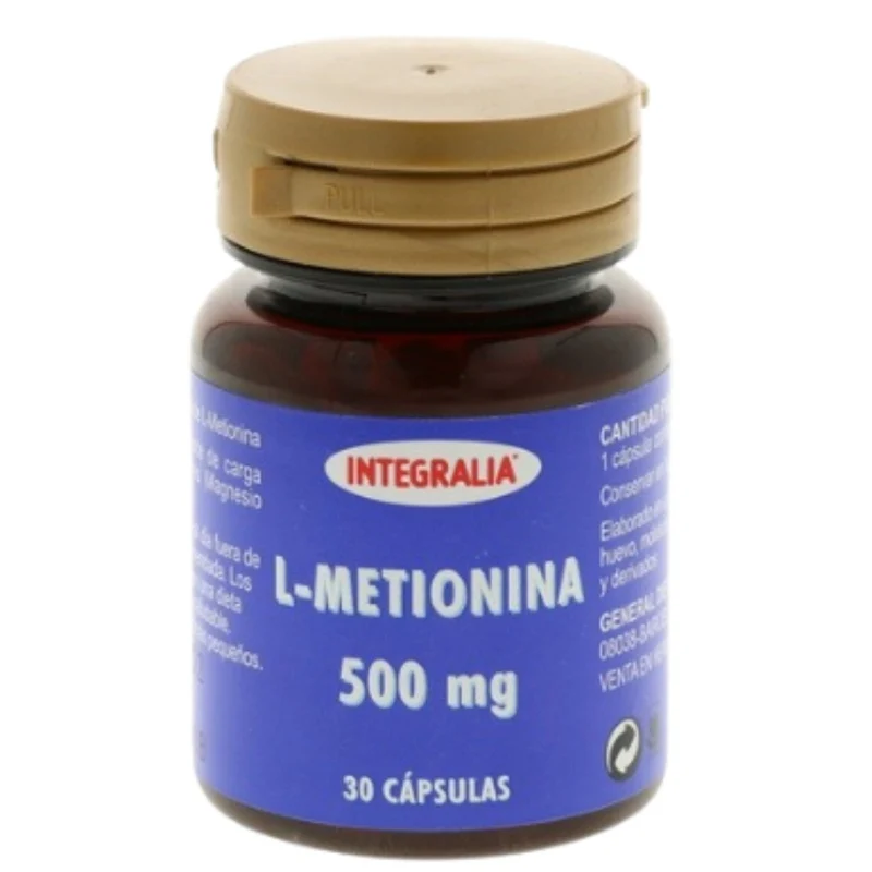 L Metionina 500 mg 30 Capsulas | Integralia