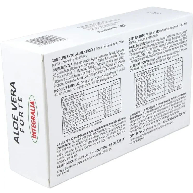 Aloe Vera Forte 20 Viales | Integralia