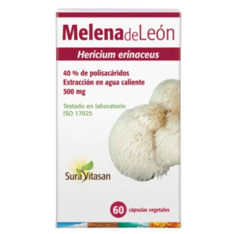 Melena de Leon 500 mg 60 Capsulas | Sura Vitasan