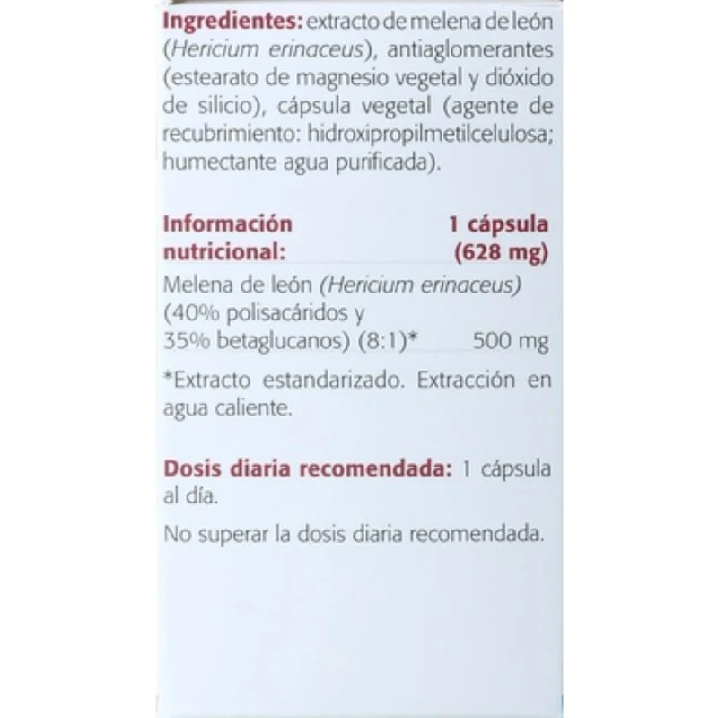 Melena de Leon 500 mg 60 Capsulas | Sura Vitasan