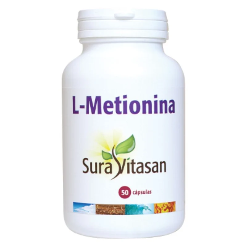 L-Metionina 500mg 50 Capsulas | Sura Vitasan