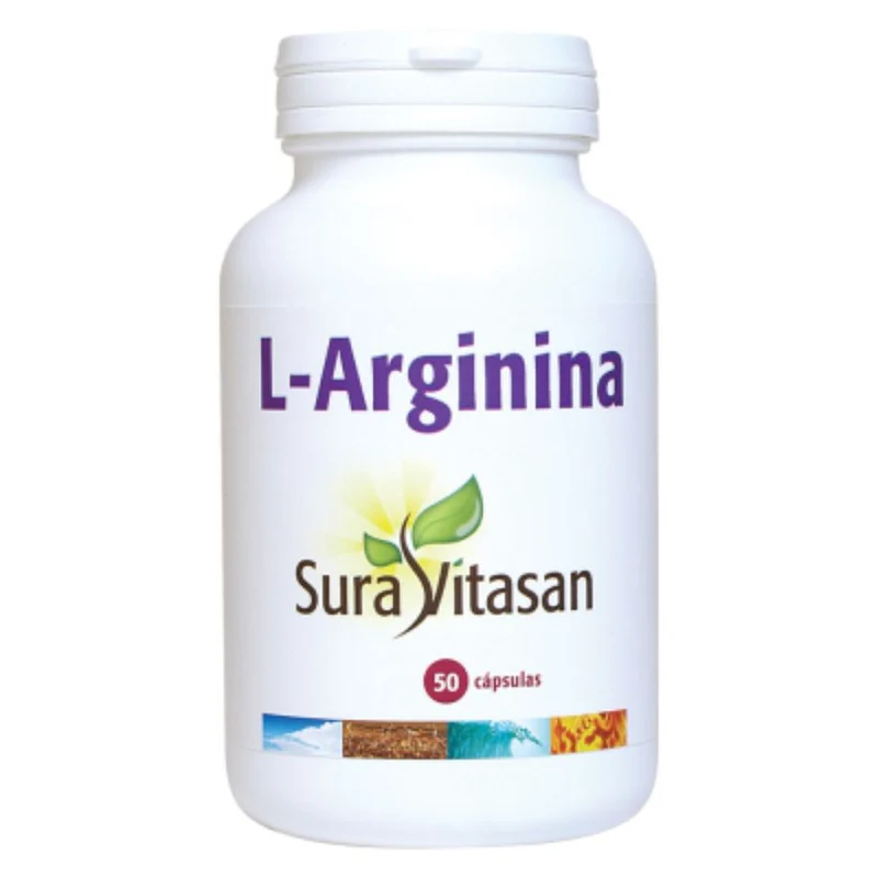 L-Arginina 500mg 50 Capsulas | Sura Vitasan