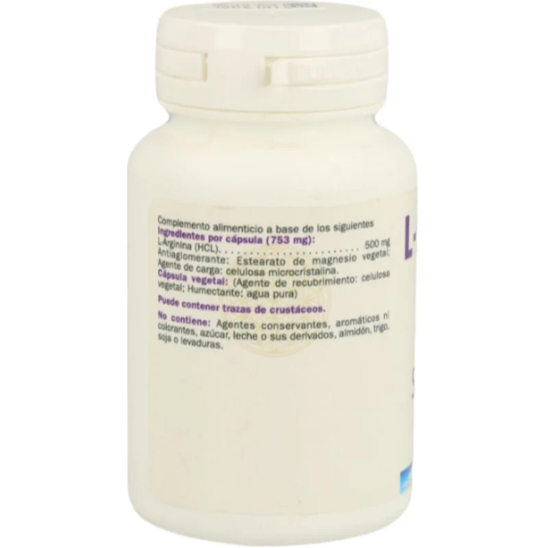 L-Arginina 500mg 50 Capsulas | Sura Vitasan