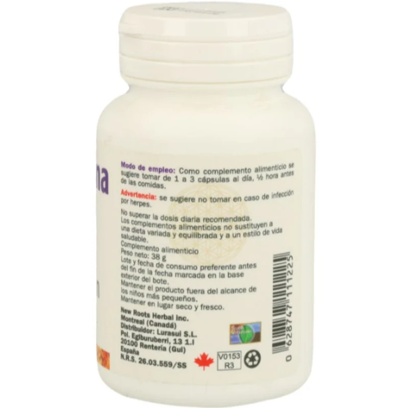 L-Arginina 500mg 50 Capsulas | Sura Vitasan