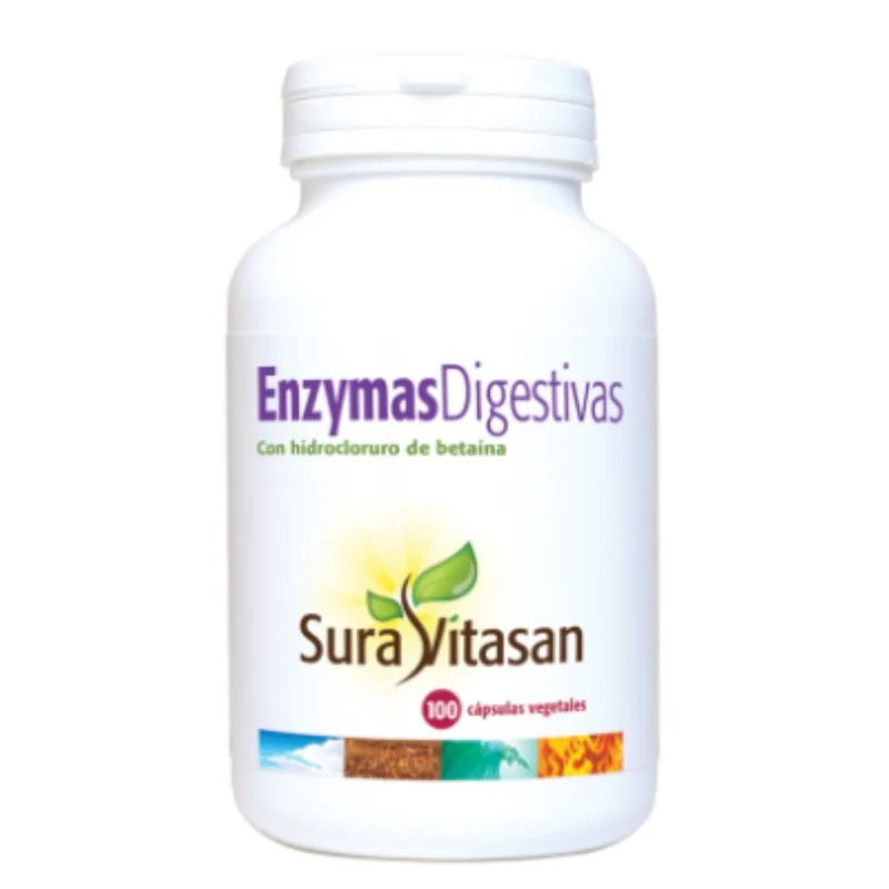 Enzymas Digestivas 100 Capsulas | Sura Vitasan