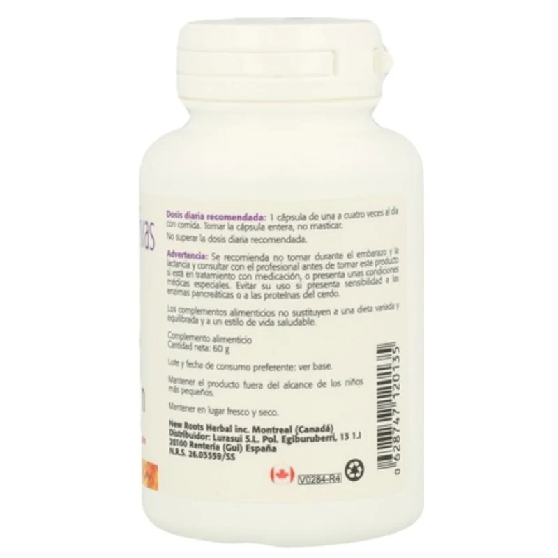 Enzymas Digestivas 100 Capsulas | Sura Vitasan