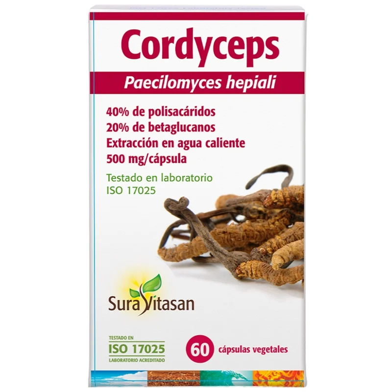 Cordyceps 60 Capsulas | Sura Vitasan