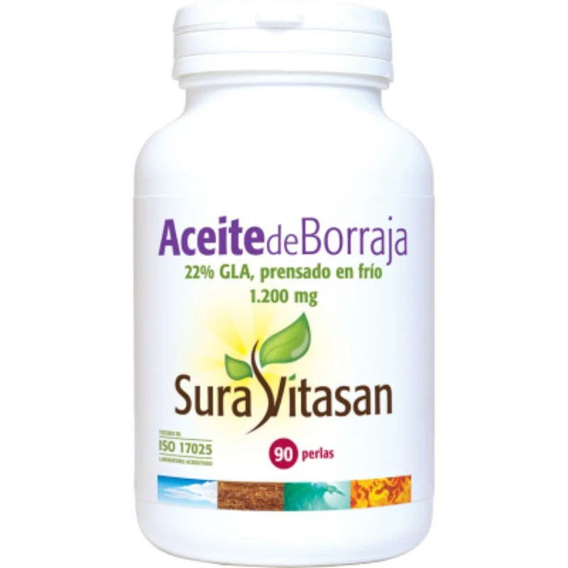 Aceite de Borraja 1000 mg 90 Perlas | Sura Vitasan