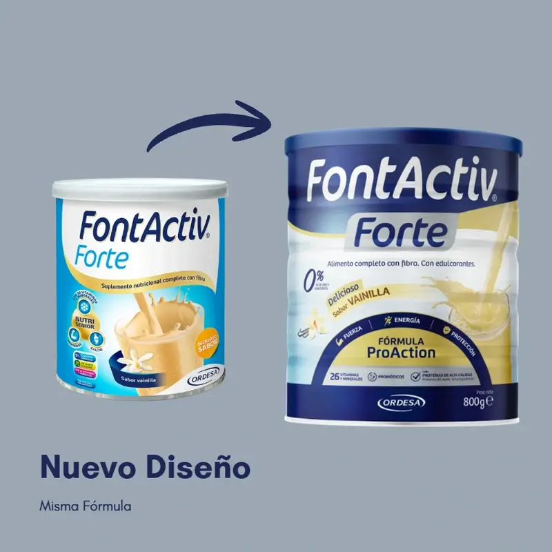 Fontactiv Forte ProAction Vainilla, 800g