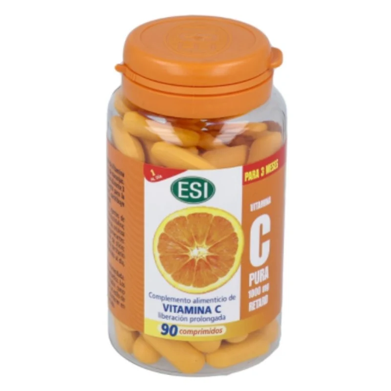 Vitamina C Pura Retard 1000mg 90 Comprimidos | ESI