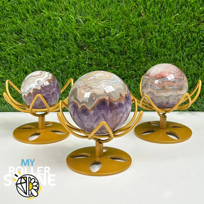 Soporte de loto de metal para esfera