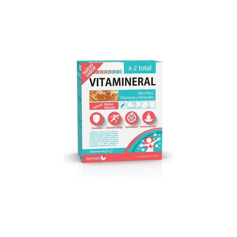 Vitamineral A-Z 15 Ampollas | Dietmed