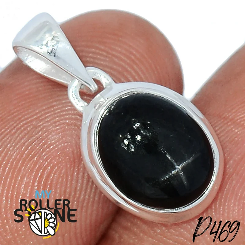 Colgante de zafiro estrellado P469