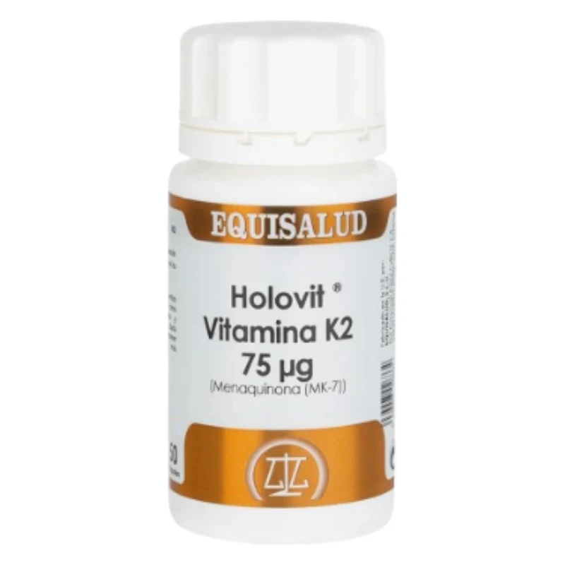 Holovit Vitamina K2 75 µg (Menaquinona (Mk-7)) 50 Cápsulas | Equisalud