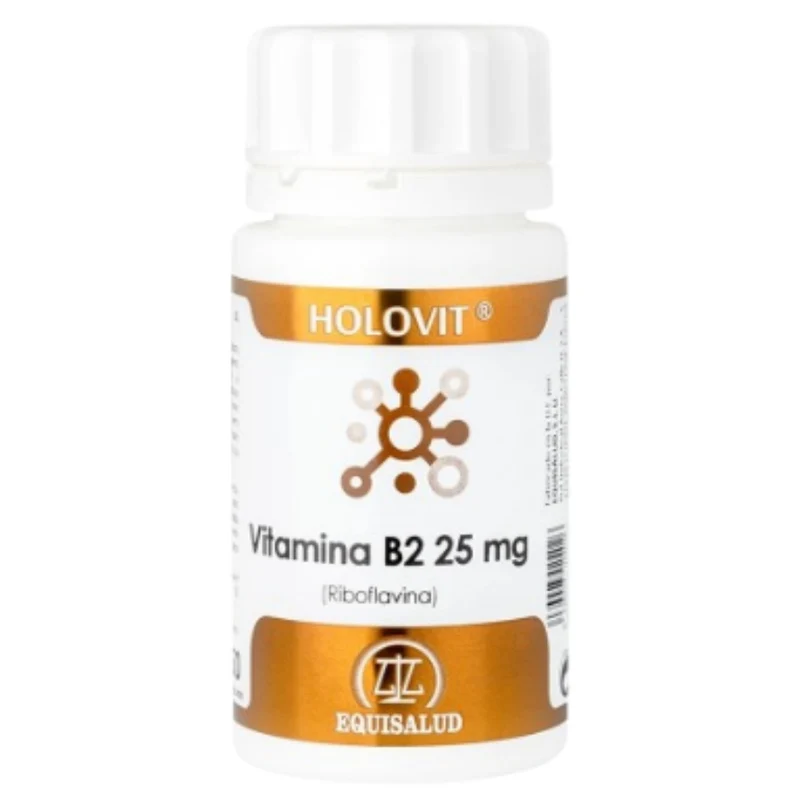 Holovit Vitamina B2 25 Mg (Riboflavina) 50 Cápsulas | Equisalud