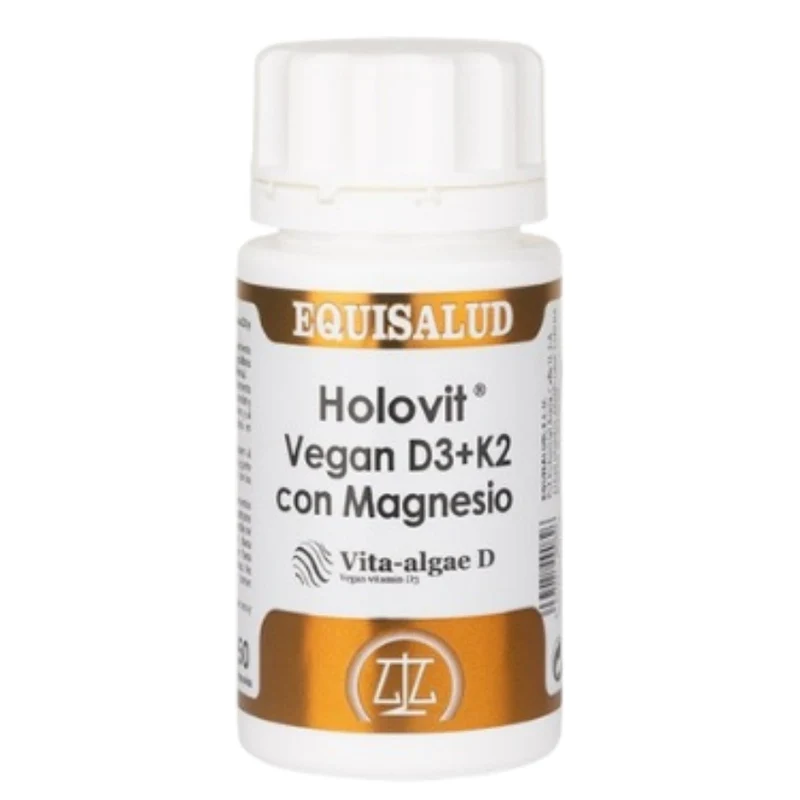 Holovit Vegan D3+K2 Con Magnesio | Equisalud
