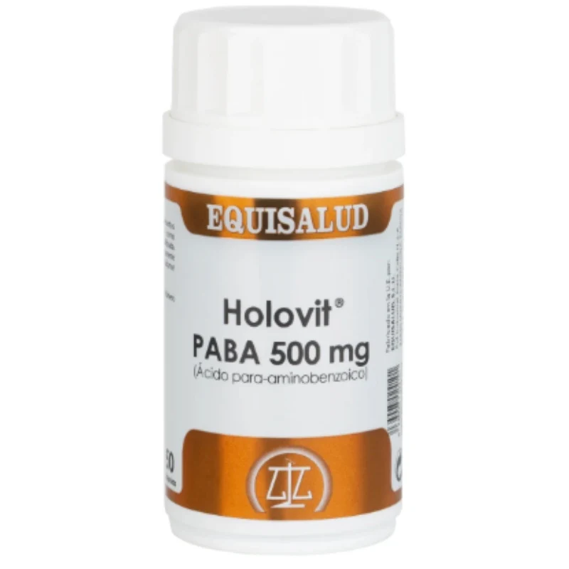 Holovit Paba 500 Mg (Ácido Paraaminobenzoico) 50 Cápsulas | Equisalud