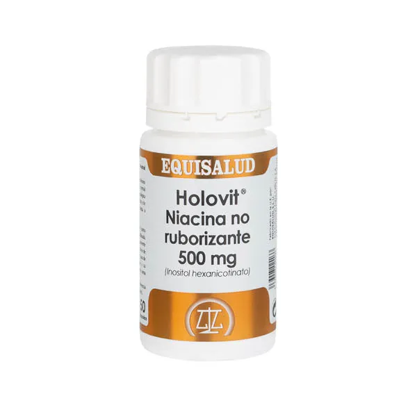 Holovit Niacina No Ruborizante 500 Mg (Inositol Hexanicotinato) 50 Cápsulas | Equisalud