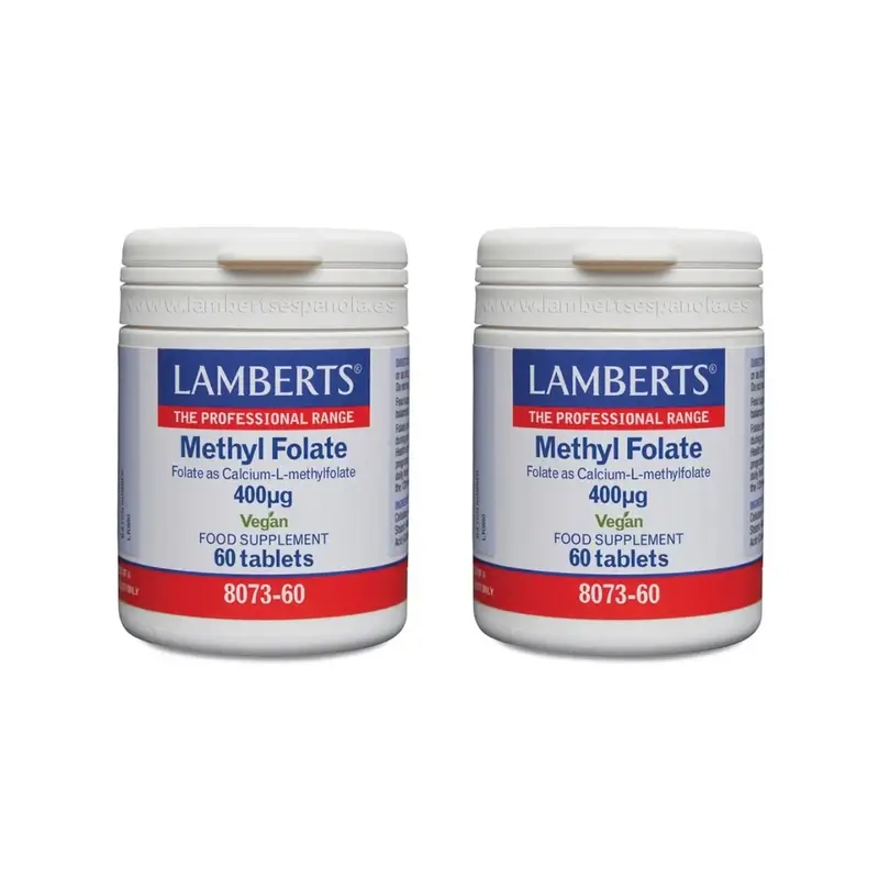Lamberts Methyl Folate 400 Mg, 2X60 Tablets