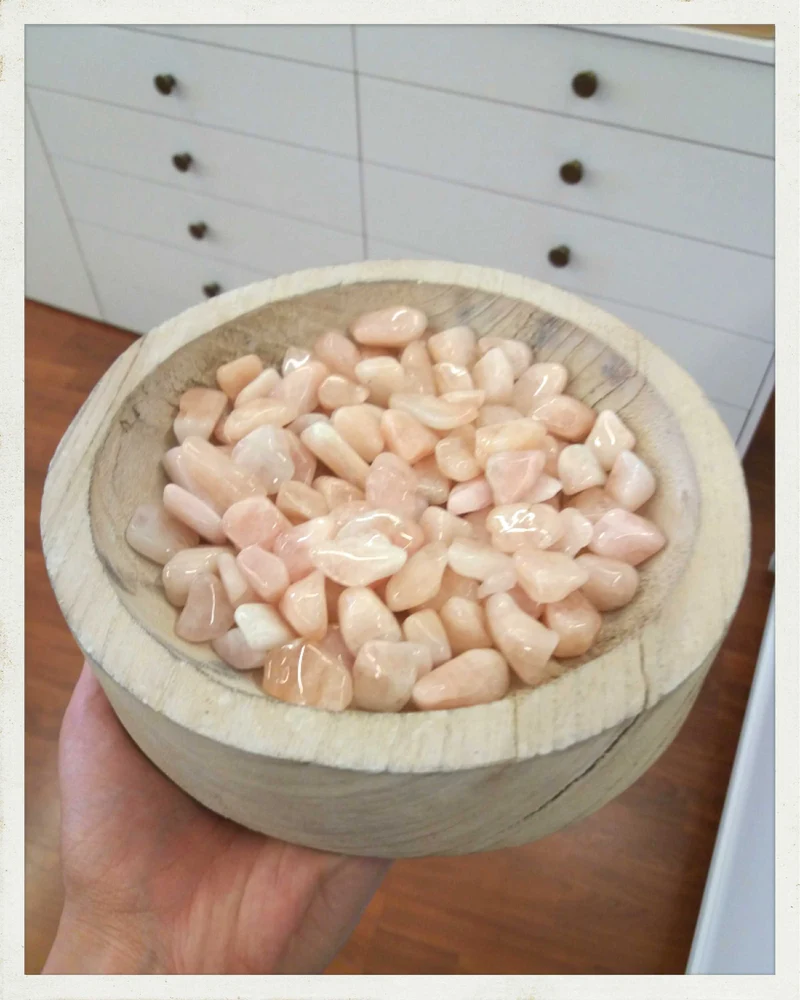 Rodado de morganita (berilo rosa)