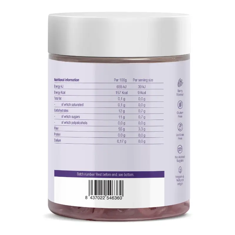 Jelly Pills Ashwagandha + Siberian Ginseng Frambuesa, 70 unidad