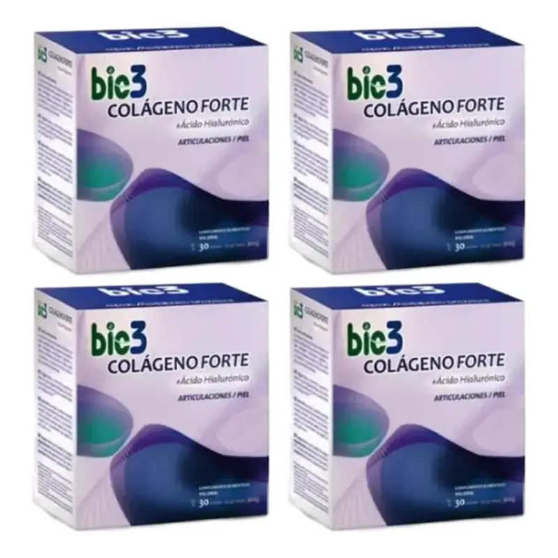 Bio 3 Collagen + Hyaluronic Acid + Magnesium Forte, 4 x 30 sachets