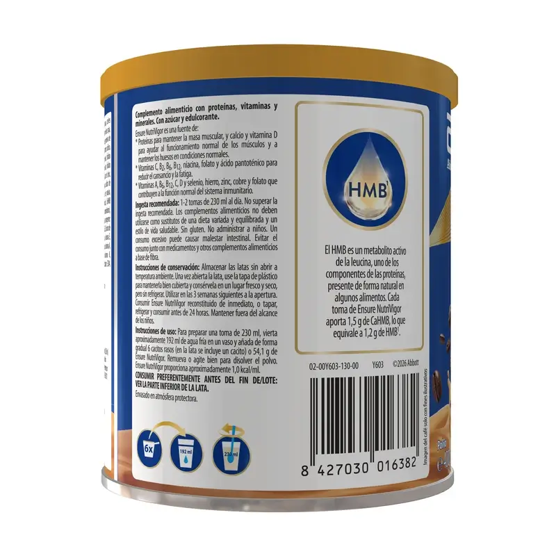 Ensure Nutrivigor Sabor Café, 400 gramos