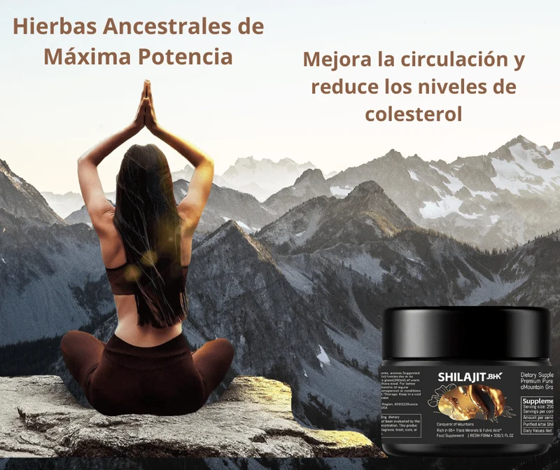 Resina de Shilajit del Himalaya: Energía Pura y Vitalidad Natural