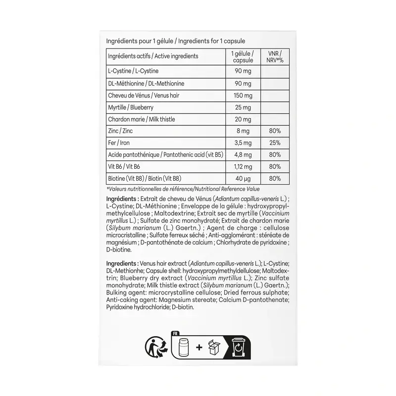 Ducray Anacaps Expert Nc, 30 cápsulas