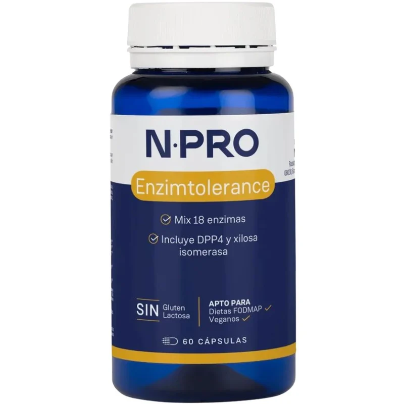 Enzimtolerance 60 Cápsulas | NPRO