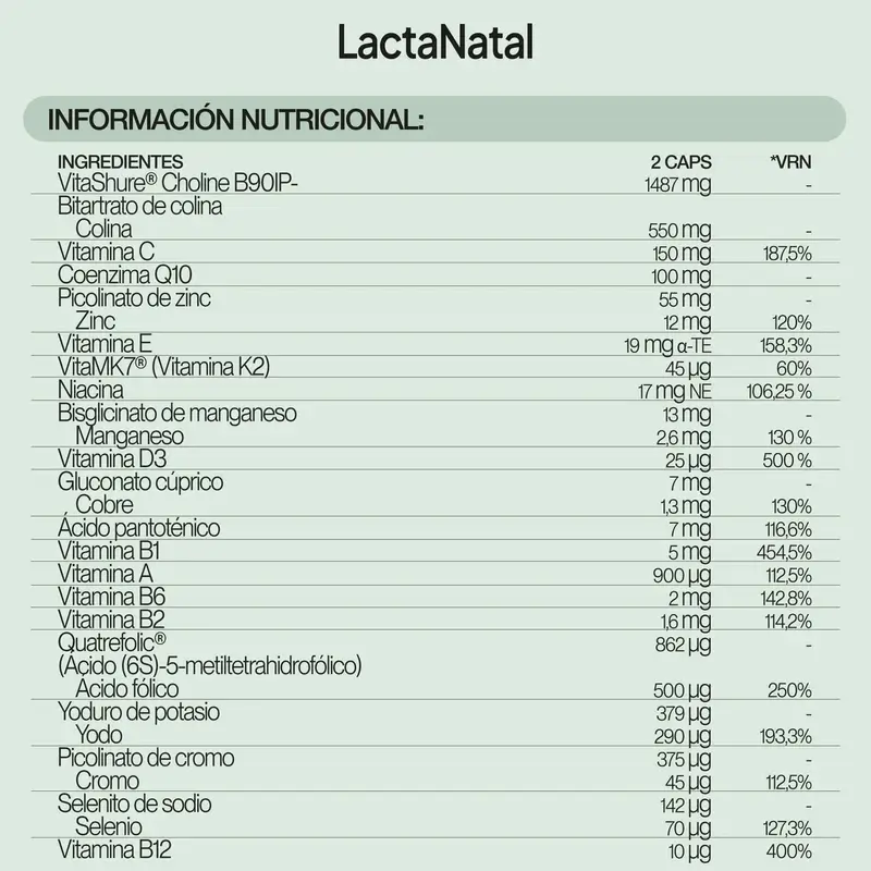 Ivb Wellness Lab Lactanatal, 60 cápsulas