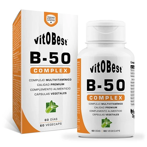 Vitamina B50 Complex 60 cápsulas | Vitobest