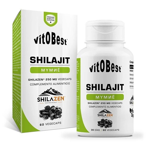 Shilajit 60 cápsulas | Vitobest