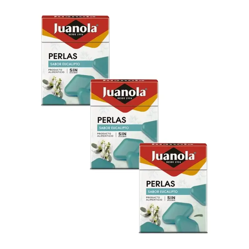 Juanola Perlas Balsámicas Eucalipto, 3x25gr