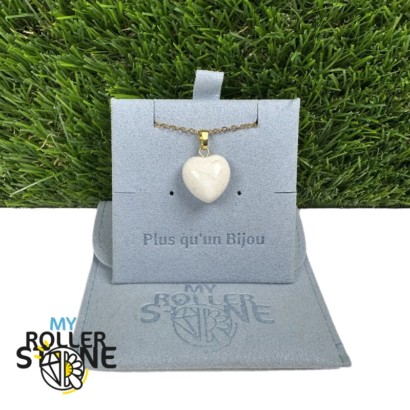 Colgante en forma de corazón con argolla de oro (8 variaciones)