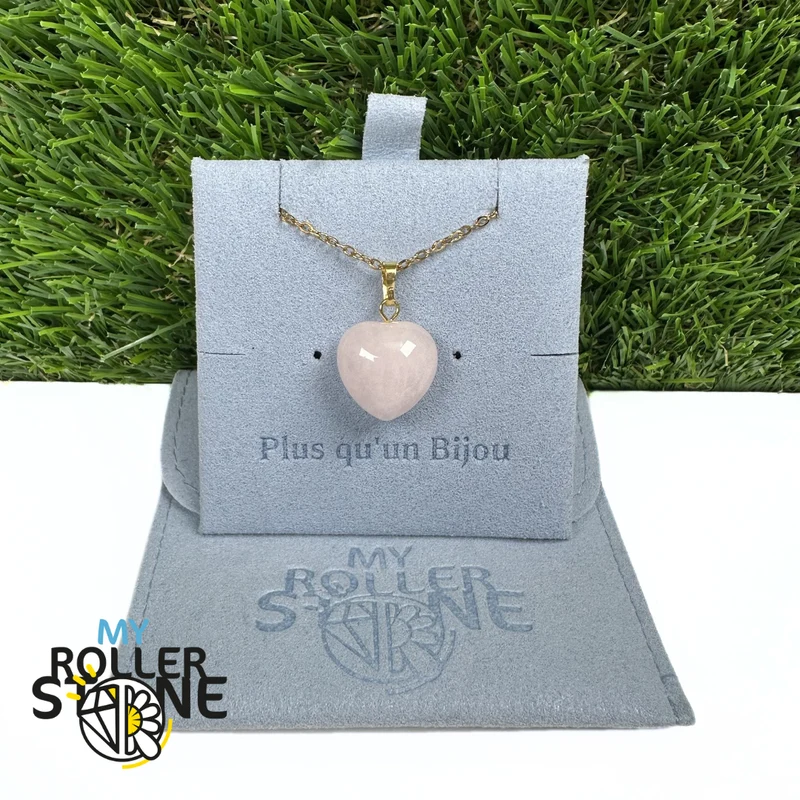 Colgante en forma de corazón con argolla de oro (8 variaciones)
