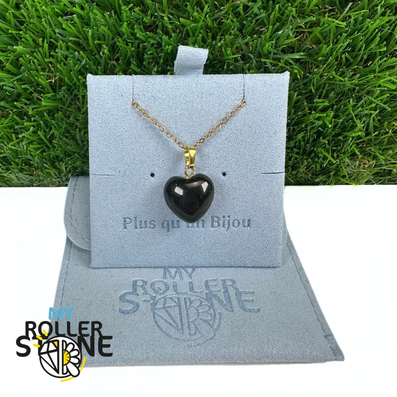 Colgante en forma de corazón con argolla de oro (8 variaciones)