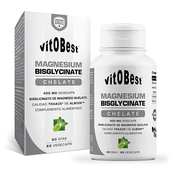 Magnesium Bisglycinate 60 cápsulas | Vitobest