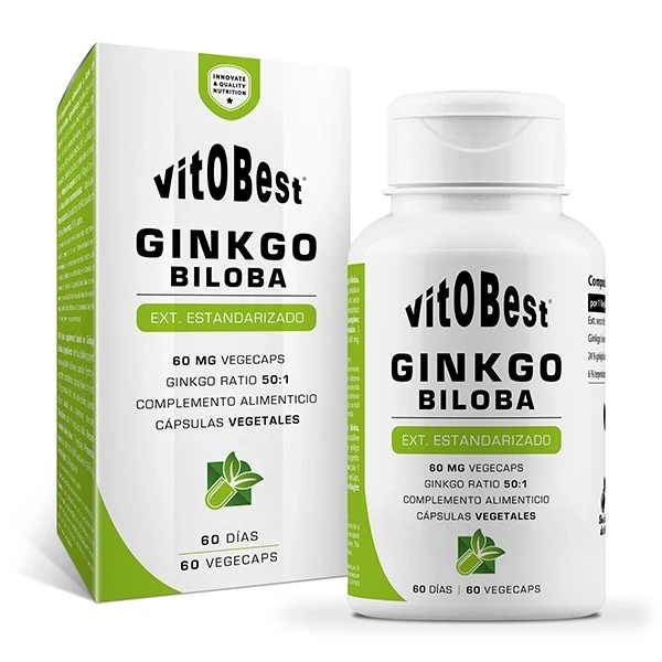 Ginkgo Biloba 60 cápsulas | Vitobest