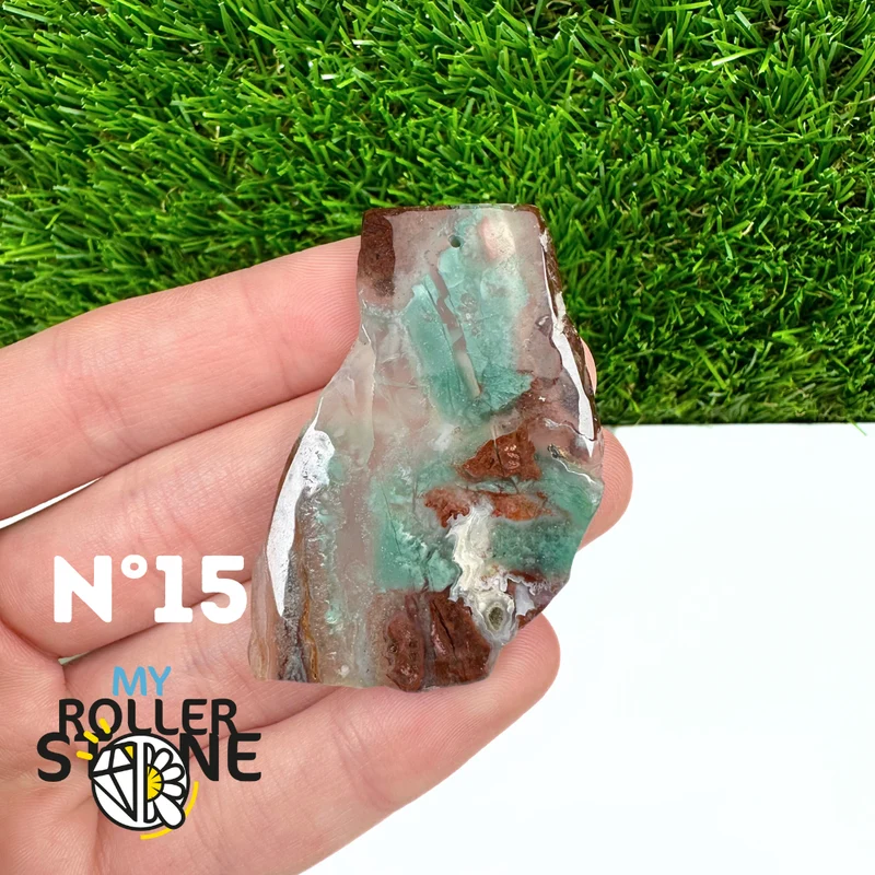 Colgante de rebanada perforada de aquaprase 5A