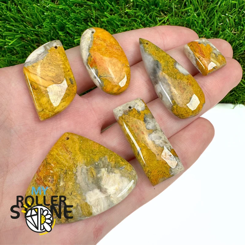 Colgante perforado Bumblebee Jasper Neo 5A