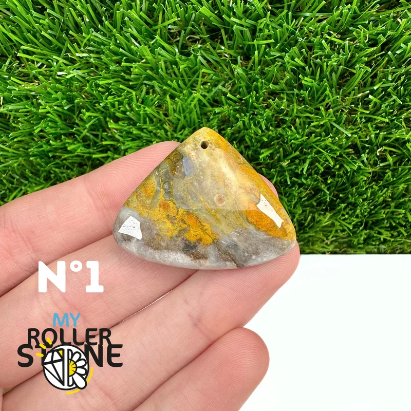 Colgante perforado Bumblebee Jasper Neo 5A