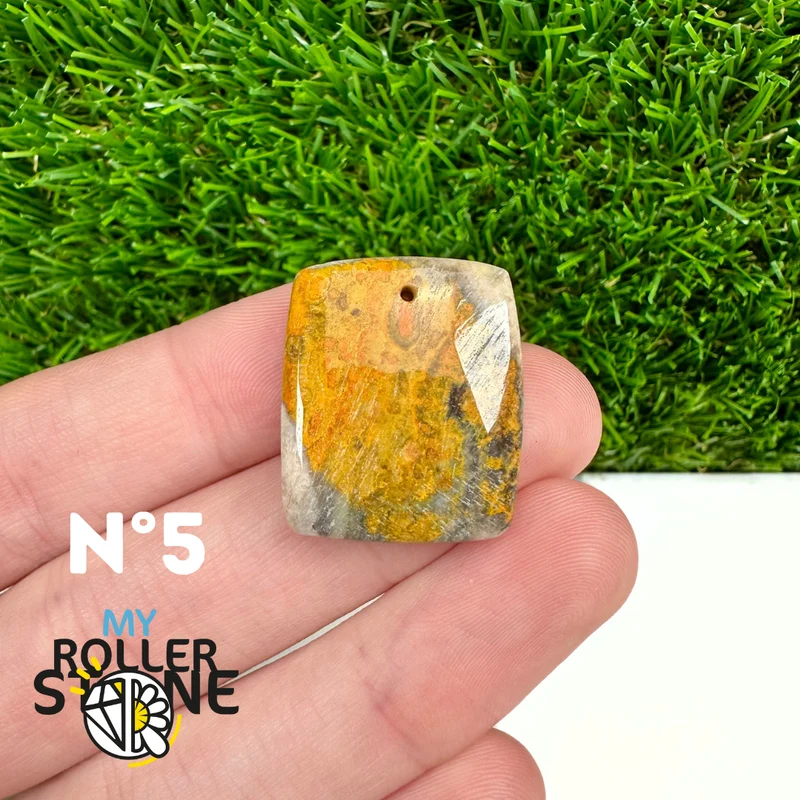 Colgante perforado Bumblebee Jasper Neo 5A