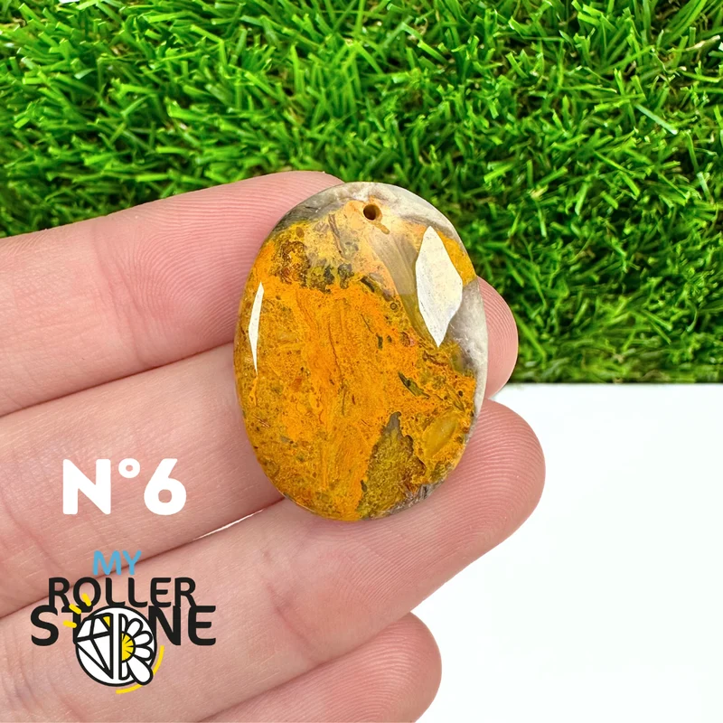 Colgante perforado Bumblebee Jasper Neo 5A